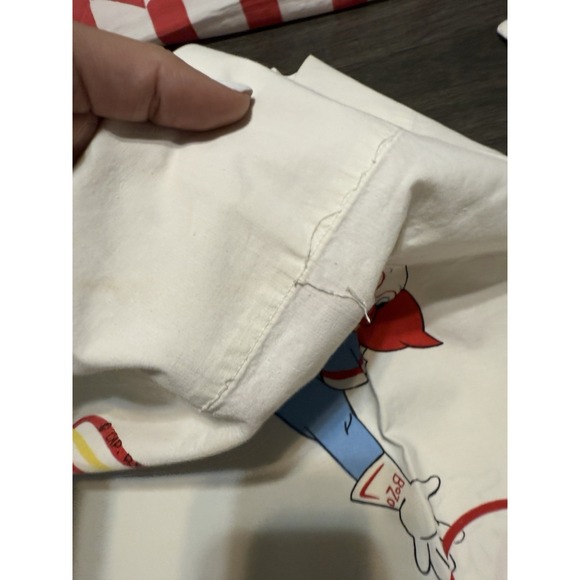 Bozo The Clown Twin Bed Sheet Set Wamsutta Bigtop Circus Vintage TV Cartoon - Picture 8 of 12